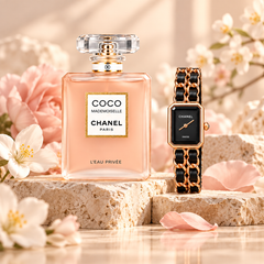 Chanel Coco Mademoiselle & Watch Gift Set for Women – Elegant Fragrance and Stylish Timepiece Combo